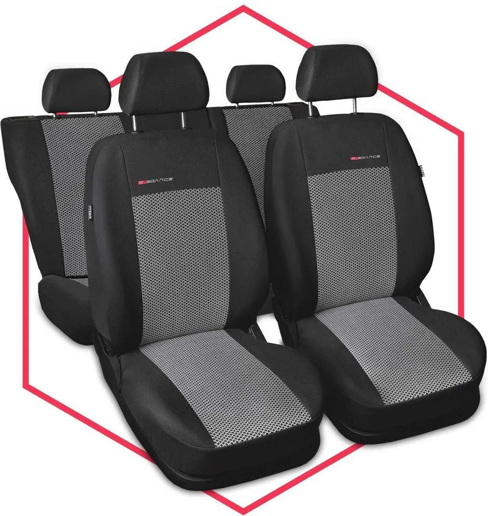 Set Coprisedili Seat Ibiza Grigio Sport | Look Racing Universale - 10