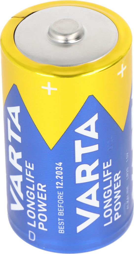 A single Varta battery is shown against a white background.