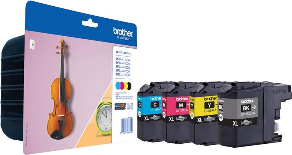 Brother LC127XLVALBP, Nero, Ciano, Magenta, Giallo, 4 Immagine del prodotto 