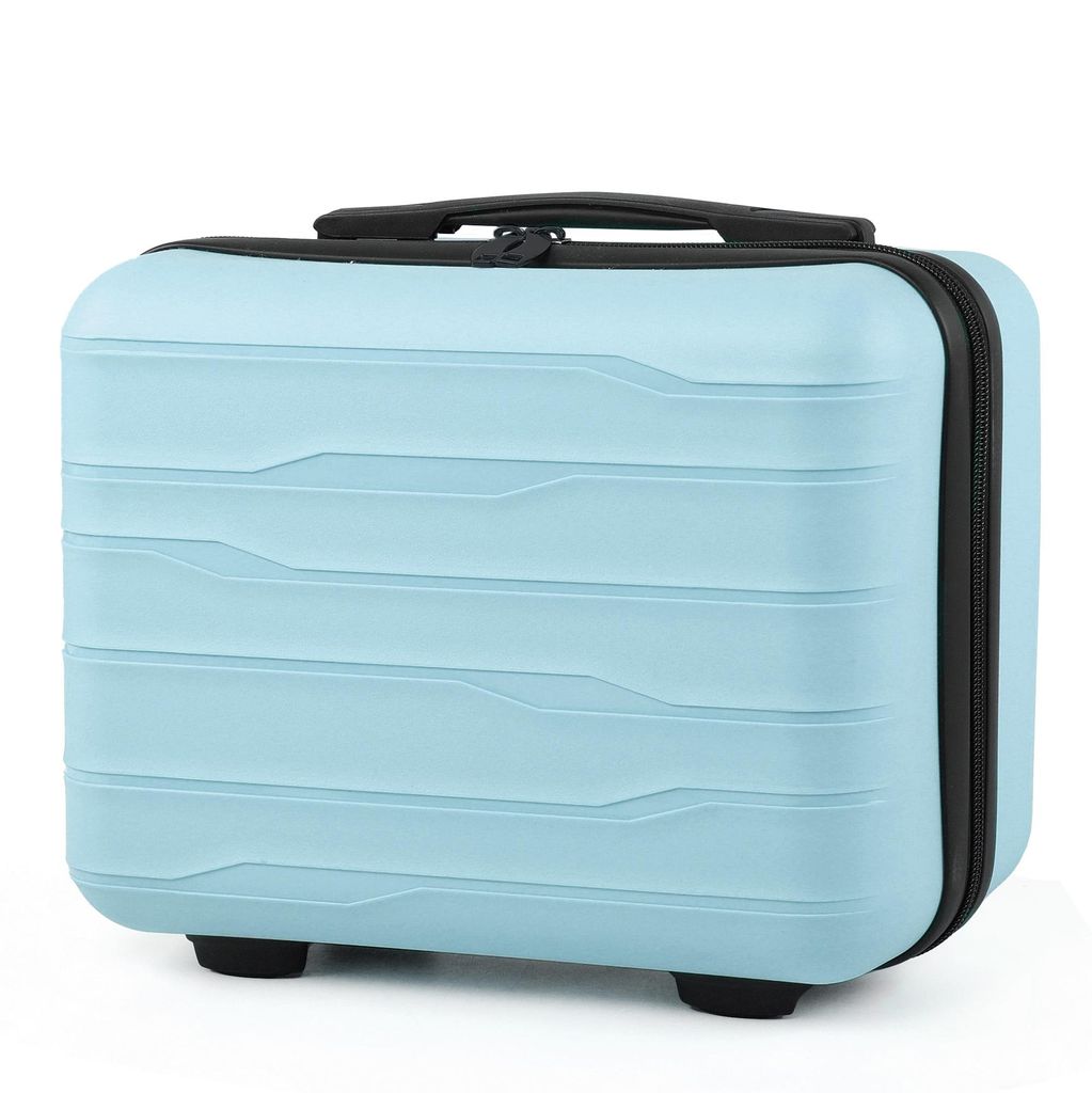 Kosmetik-Koffer Tragbare Make-up Kosmetikkoffer Make-up Koffer Organizer Box, Auf Trolley befestigbar für Kosmetiktasche für Reise Kulturbeutel