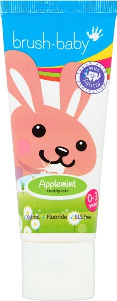 Spazzolino baby dentifricio menta 50ml bambini 0 3 anni con Immagine del prodotto 