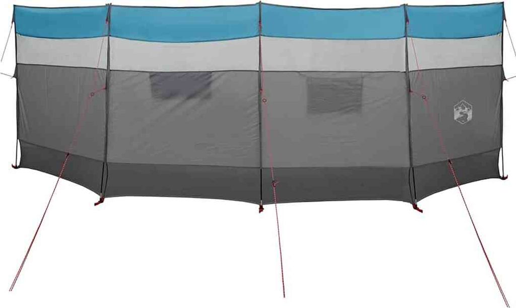 Camping-Windschutz Blau 510x153 cm Wasserdicht
