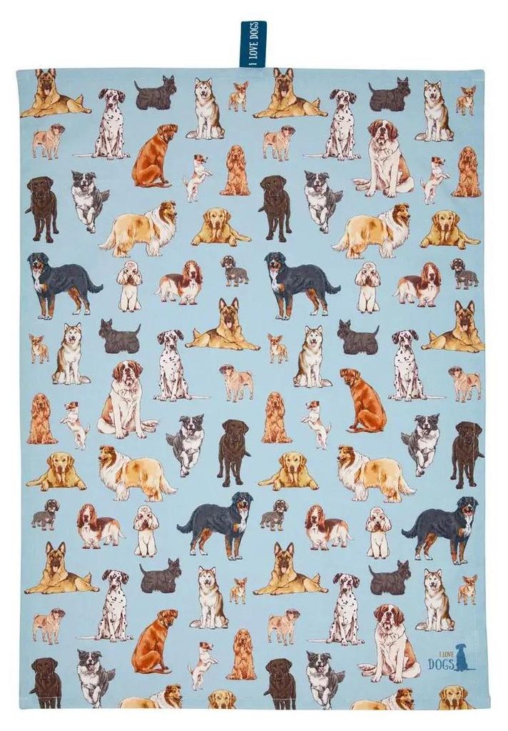 Geschirrtuch - I love dogs Produktbild 