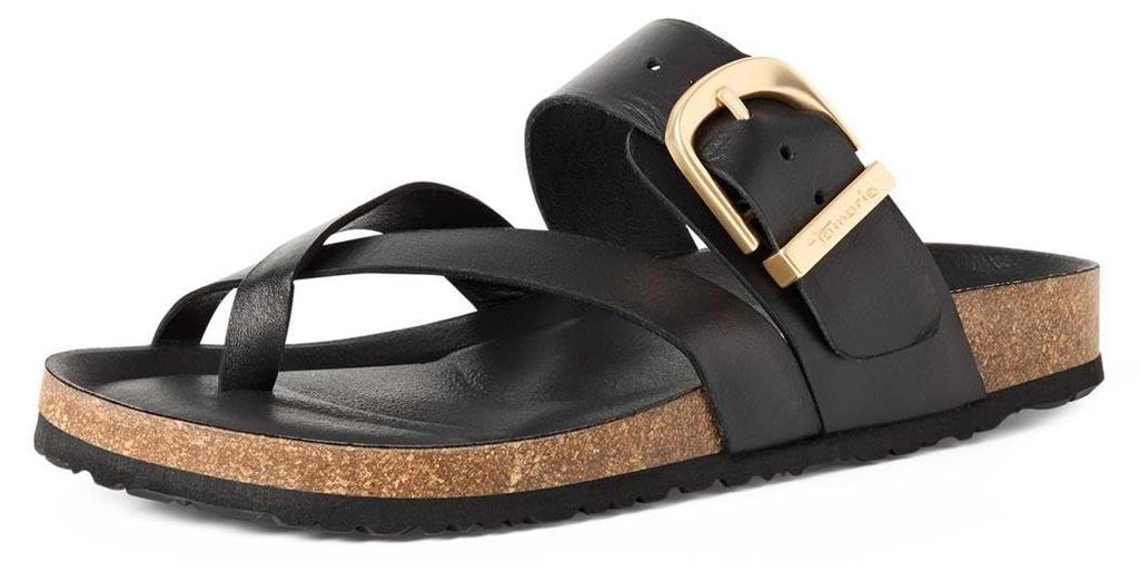 Tamaris Damen Bio/House Slipper Leder, schwarz, 42 EU Produktbild 