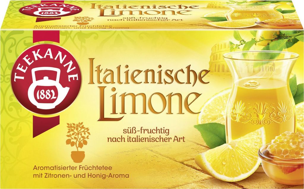 Teekanne 7320 Früchtetee Italienische Limone 20 Beutel x Productafbeelding 