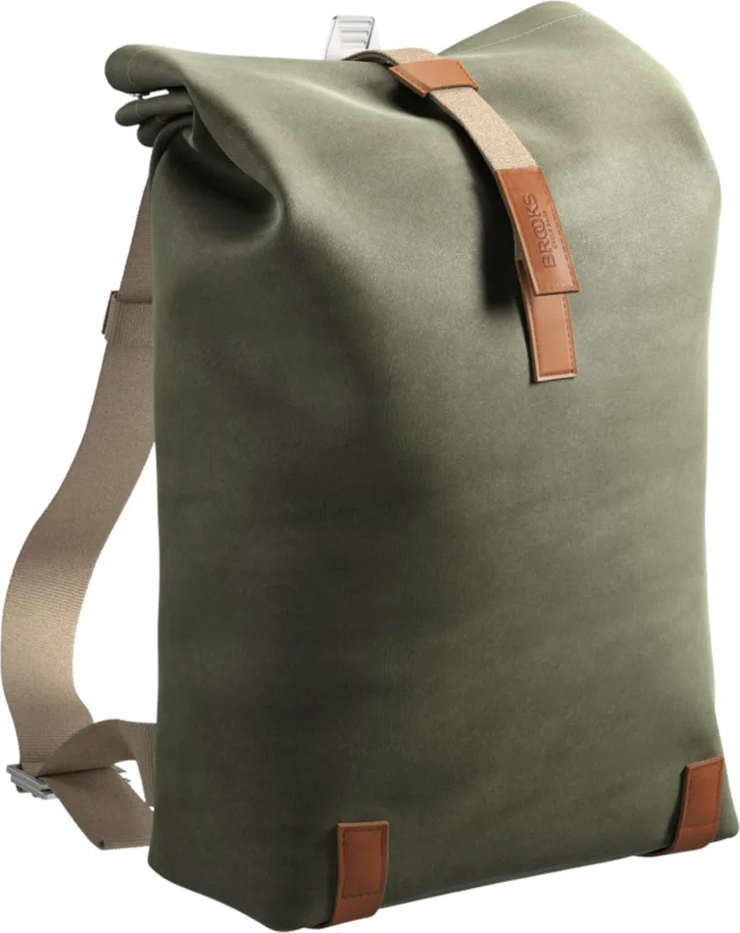 Sac à dos anti-pluie 12L en coton Sage Green pour protéger vos affaires