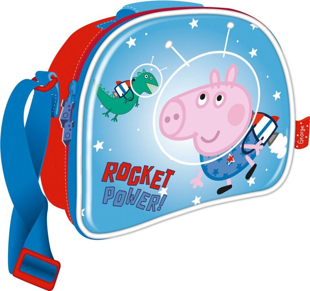 3D Isotherm Lunch Bag - Peppa Pig - George -Rocket Power - 26x21x11 cm