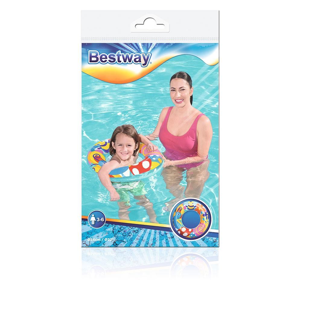 Bestway 36013, Mehrfarben, Schwimmring, Muster, Vinyl, Produktbild 