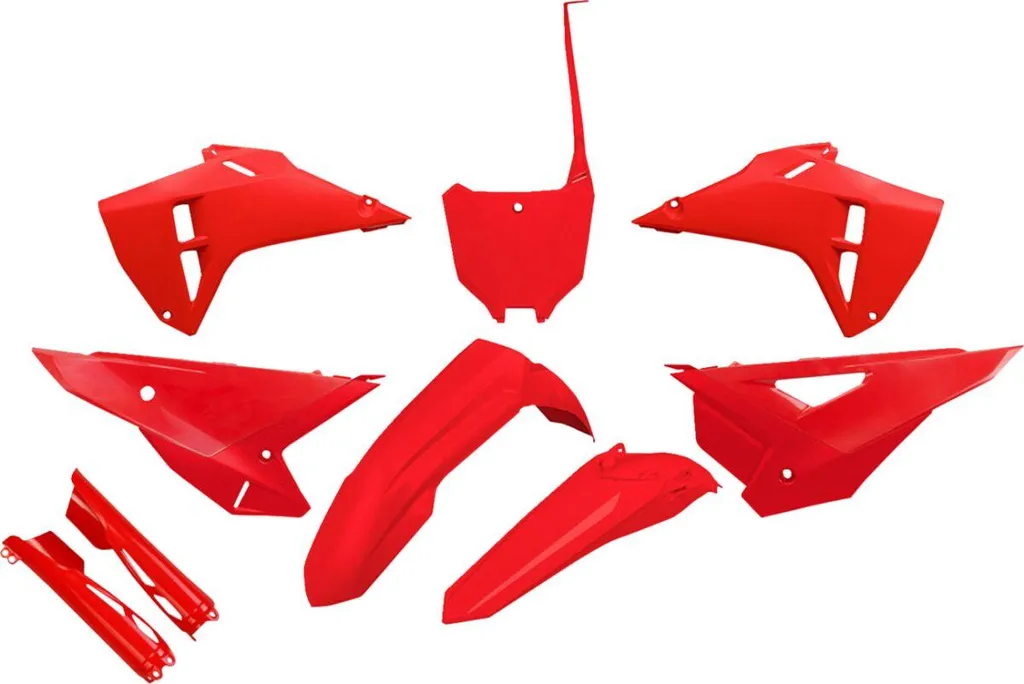 Réparer vos Plastiques Cassés avec le Kit UFO Complet Rouge Moto et Fourche