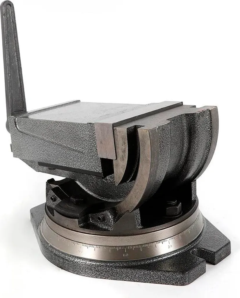 Étau de précision inclinable 0-90° 2 voies 5 pouces pour usinage noir