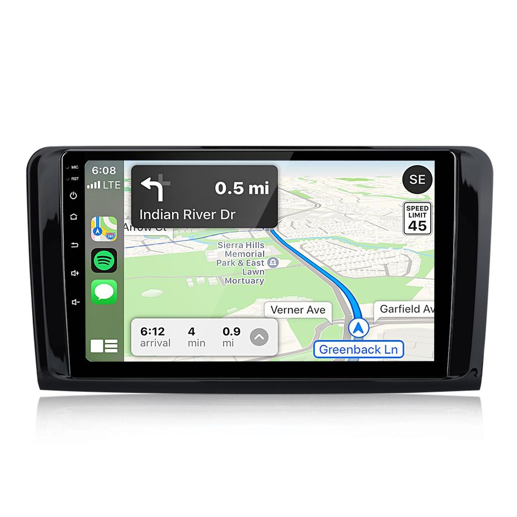 4GSIM Android15 6+128G Autoradio Für Mercedes ML W164 ML300 Produktbild 