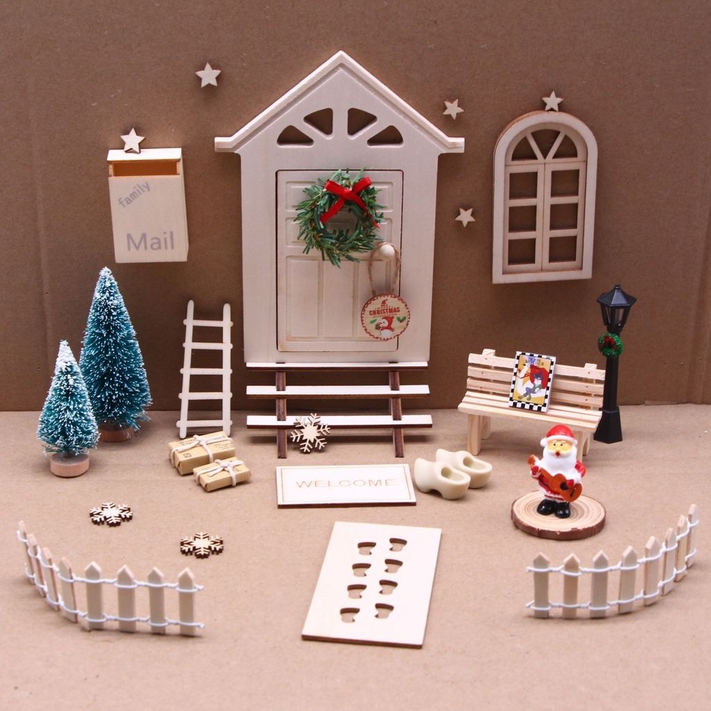 Set 3 Coprisedia Natalizi 3D: Babbo Natale, Pupazzo Di Neve Ed Elfo Per Sedie Da Pranzo, Decorazioni Festose Morbide Per La Tavola Di Natale (48x50x87 Cm)