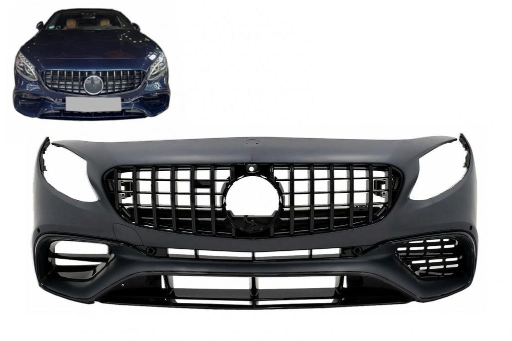 Stoßstange für Mercedes S-Klasse Coupé C217 2015–2021 S63 Design Grill.