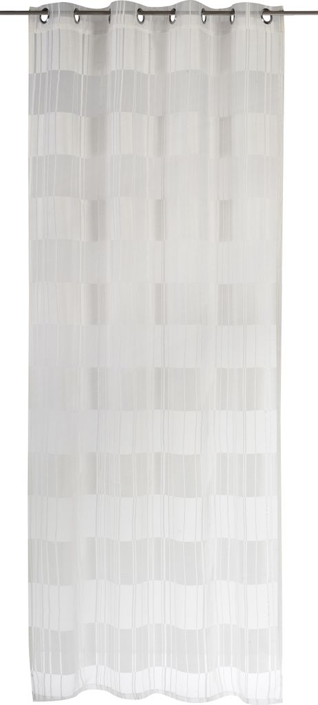 Elbersdrucke Ösenschal Blockbuster 00 weiß 255x140 cm Produktbild 