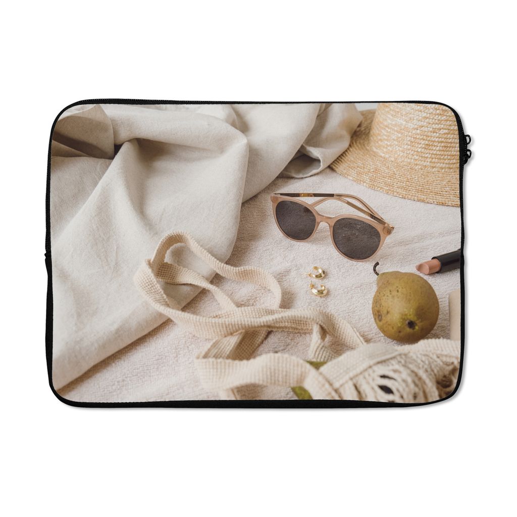 MuchoWow Laptop Hülle 14 ZollSommer - Sonnenbrille - Tasche Laptoptasche - Laptoptasche - Stoßsicher - Schutzhaube
