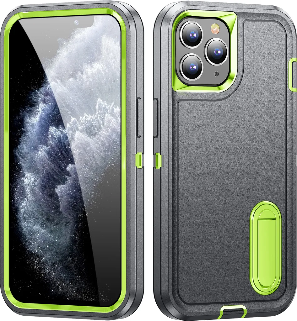 Protezione Business iPhone 11 Pro: Custodia Robusta 3 Strati Grigio
