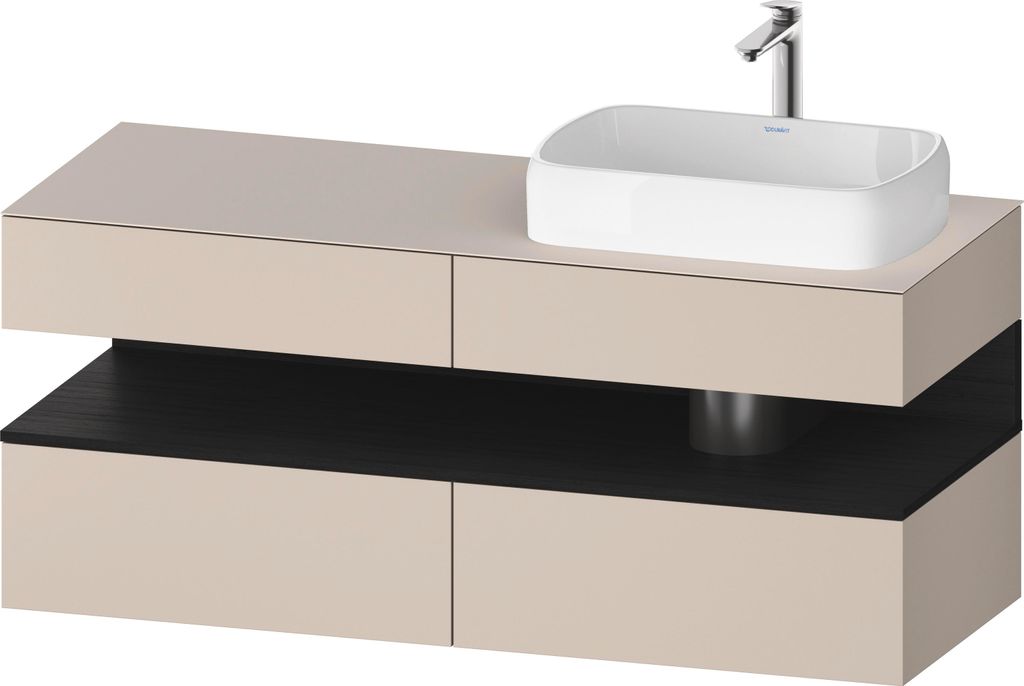 DURAVIT QA4766016830010 QTG KWTU WH Ek. 1400x550x600 Tp. Smt