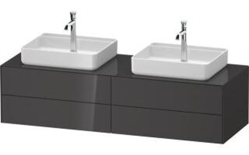 DURAVIT WT4868BH1H10000 Konsolen-WTU wandh. White Tulip 550x1