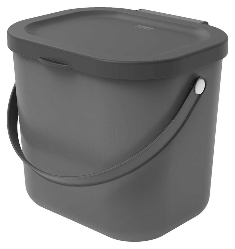 Rotho Albula, 6 l, Obdélníkový, Plast, Antracit, Manuální, Obrázek produktu 