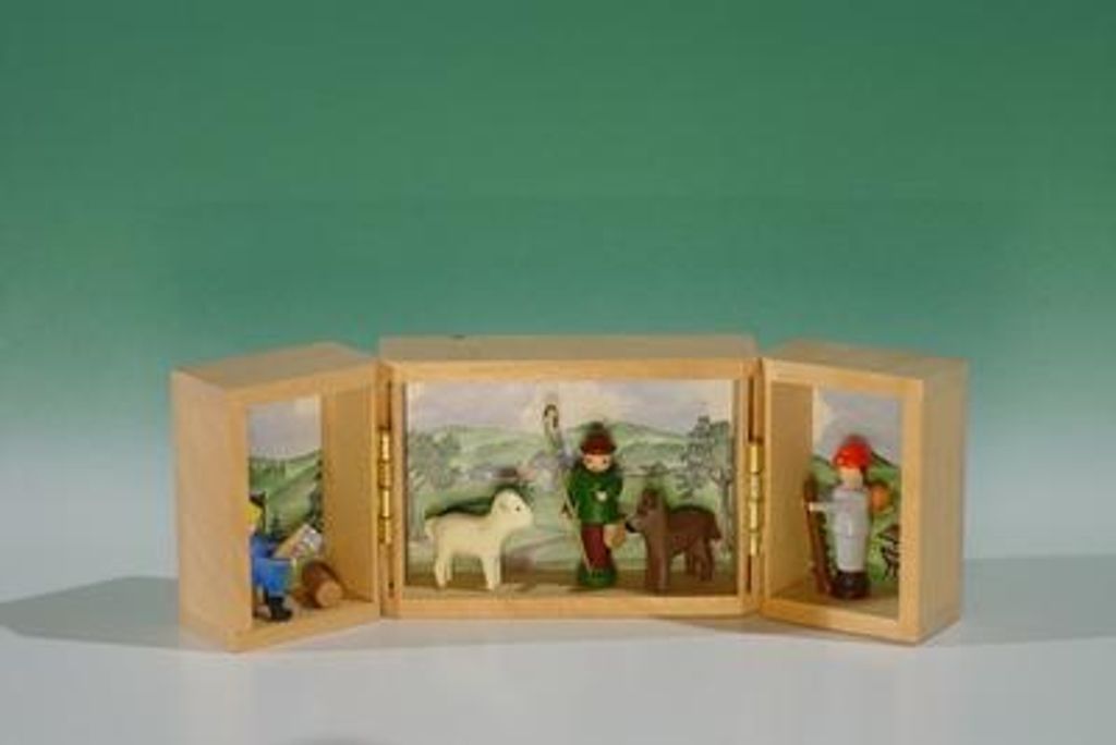Miniaturen Landschaft um Seiffen BxHxT 13x4,5x8cm NEU