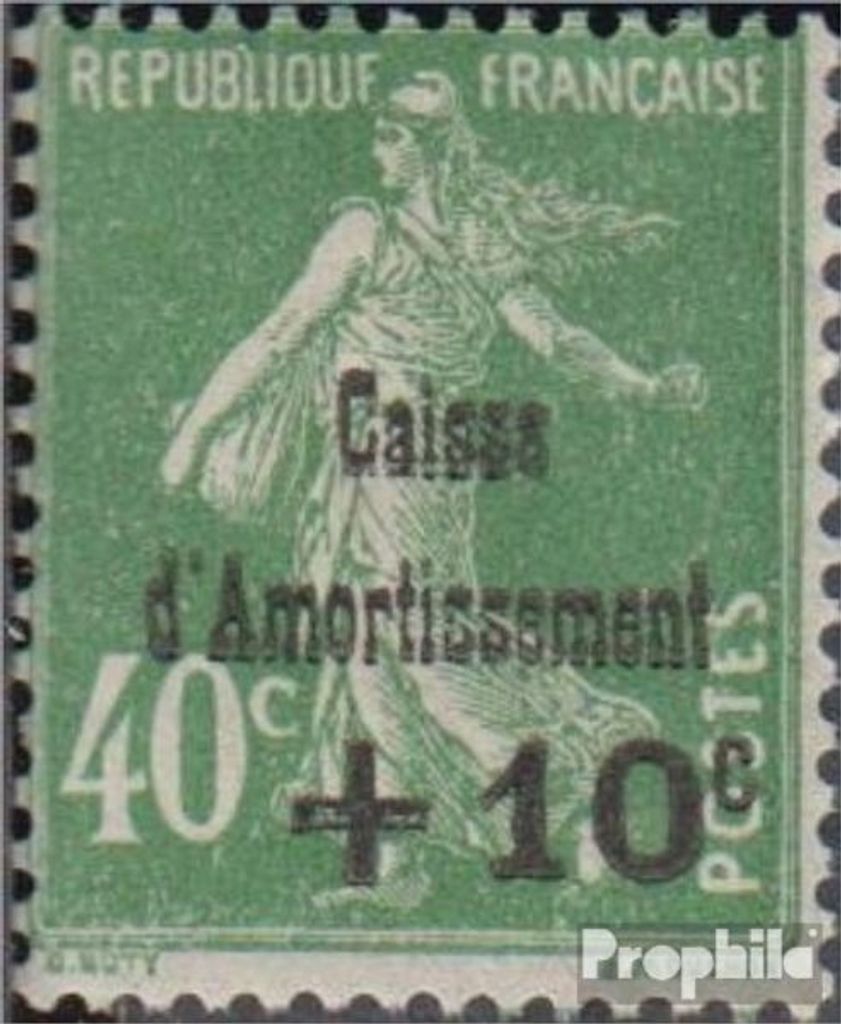 Briefmarken Frankreich 1929 Mi 244 mit Falz Schuldentilgung