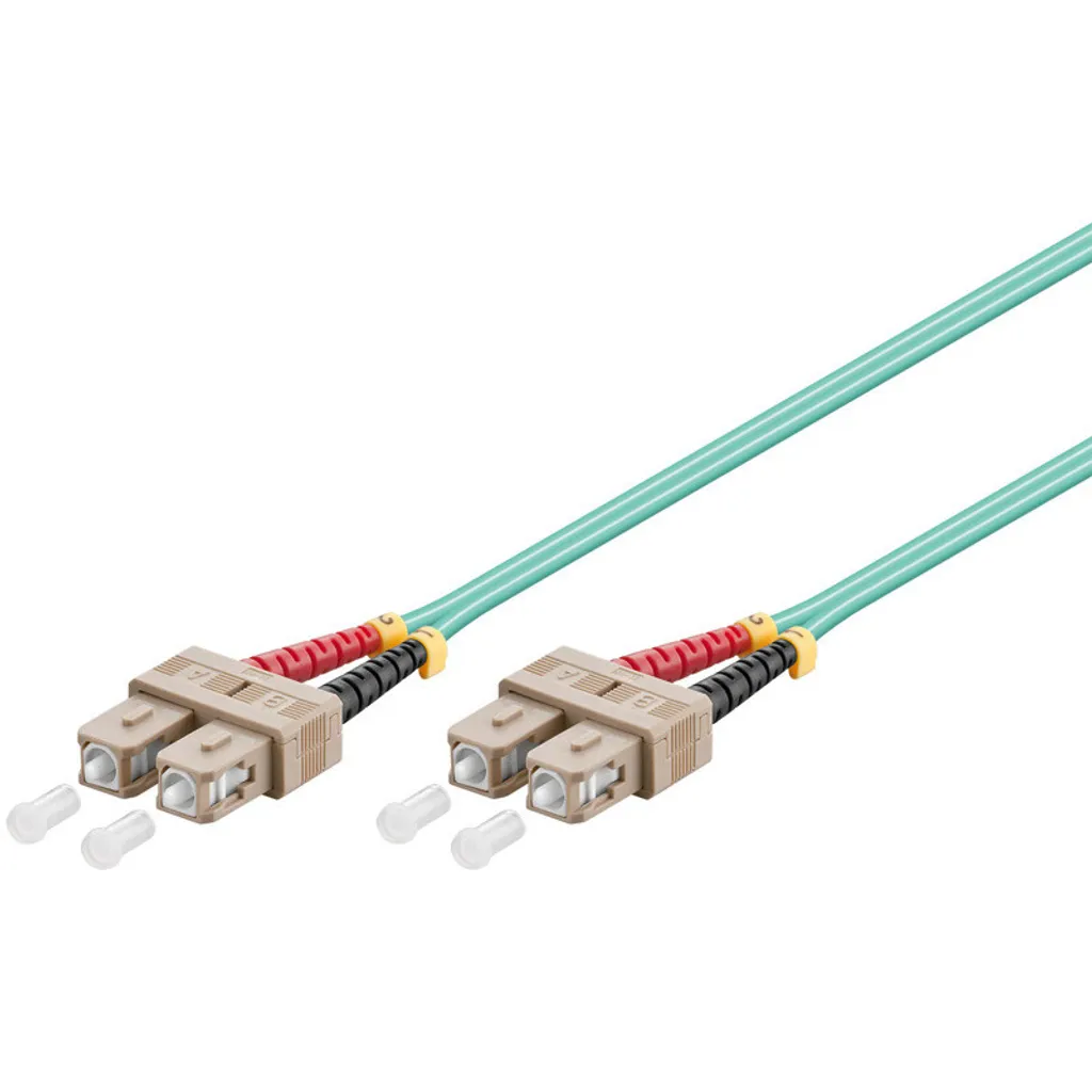 Câble Réseau Fibre Optique SC-SC 3m Bleu pour Baie de Brassage InfiniBand