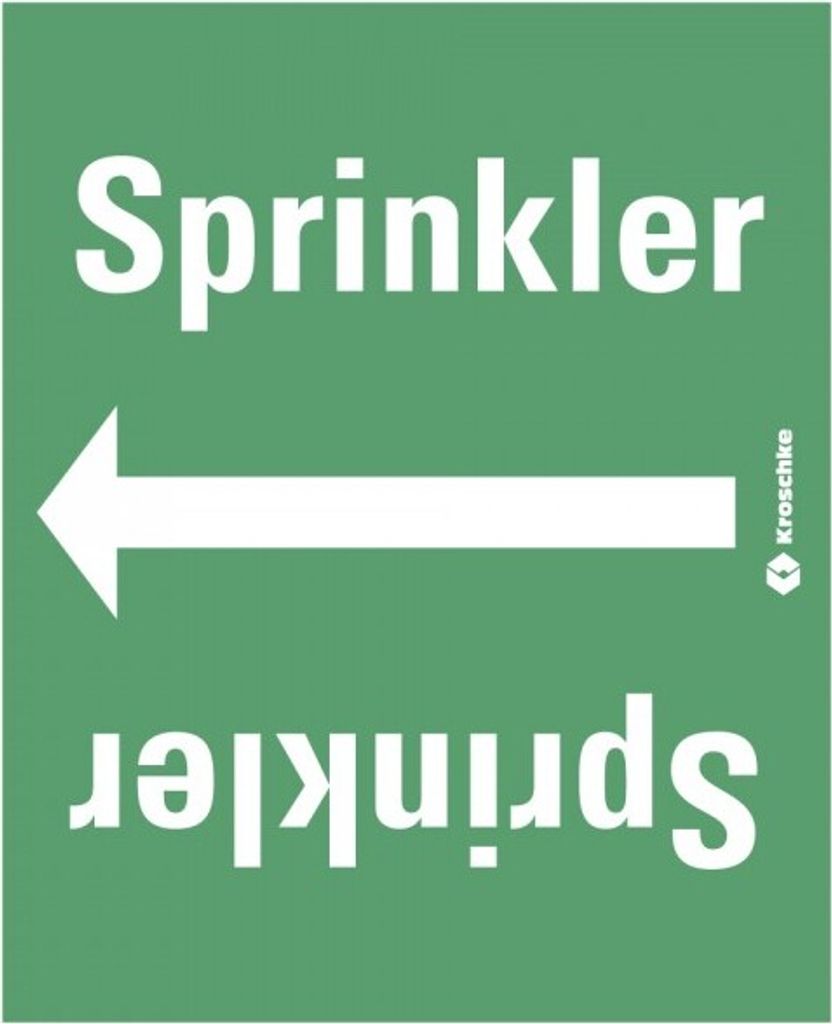 Dreifke Rohrleitungsband Sprinkler, praxisbewährt, ab Ø 50mm, grün/weiß, 33m...