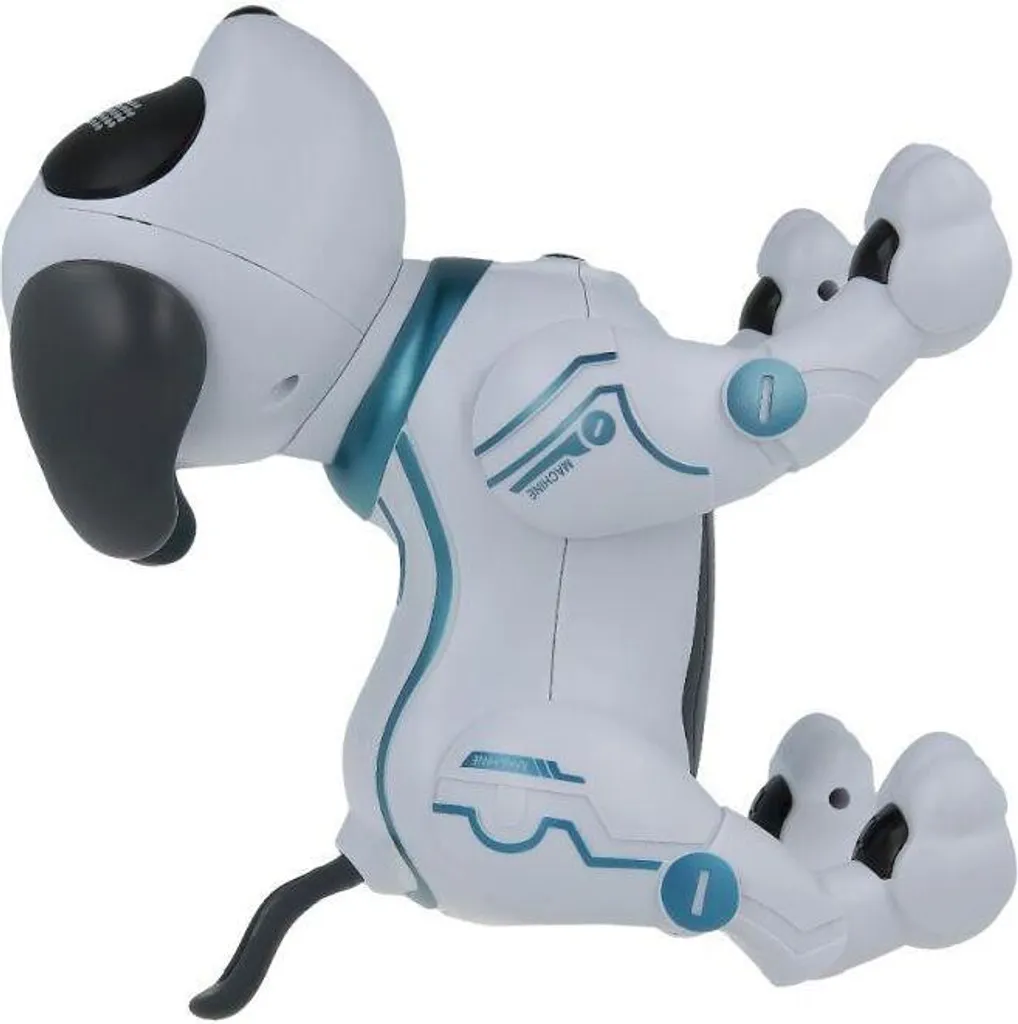 Robot Chien Interactif pour Enfant - Jouet Télécommandé Éducatif Blanc - 7