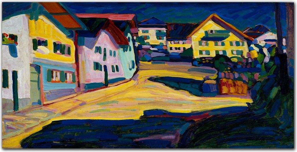 Coloray Küchenrückwand 100x50 Spritzschutz aus Glas - Murnau Burggrabenstrasse
