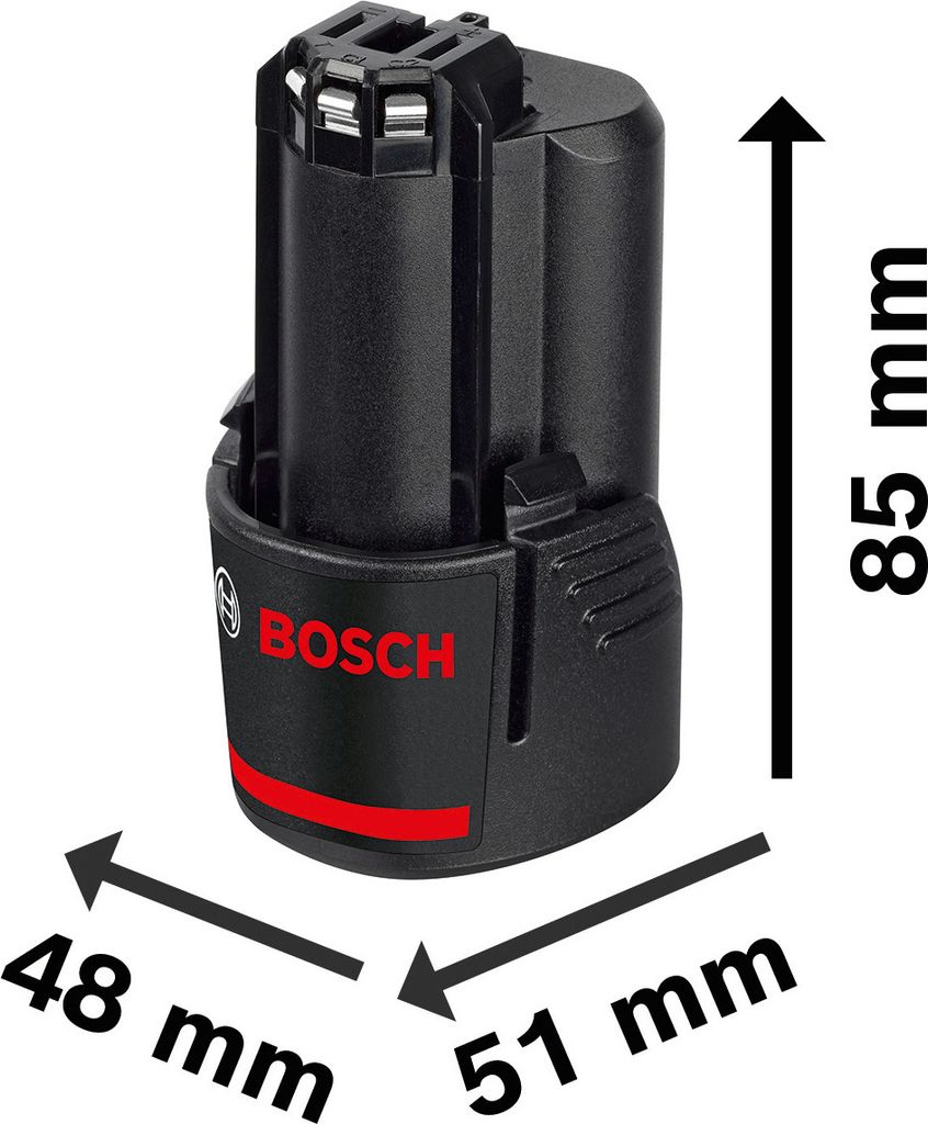 BOSCH Professional Werkzeugakku GBA 12V Lithium-Ionen 2,0 Produktbild 23