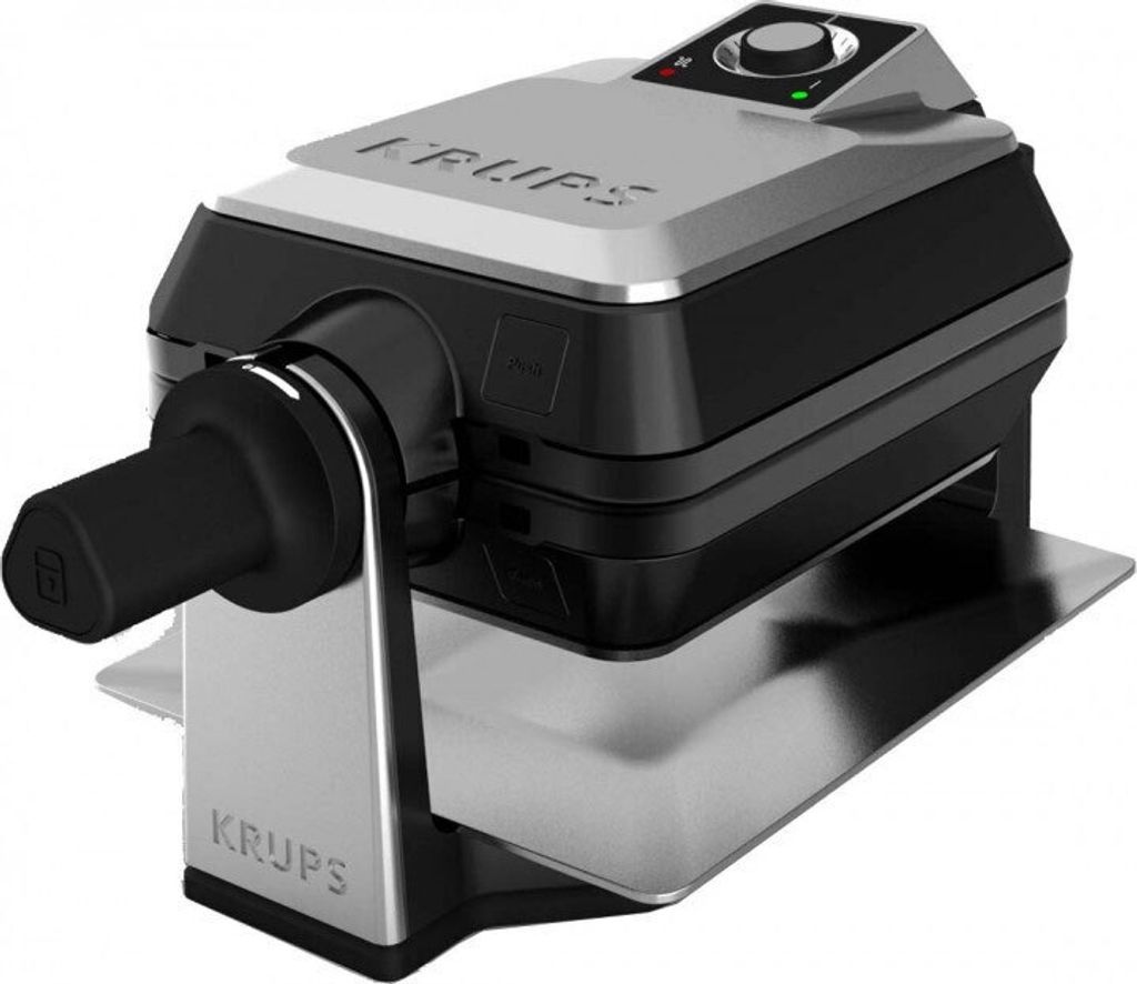 Krups FDD 95 D Professional Waffeleisen, Edelstahlgehäuse, Produktbild 1