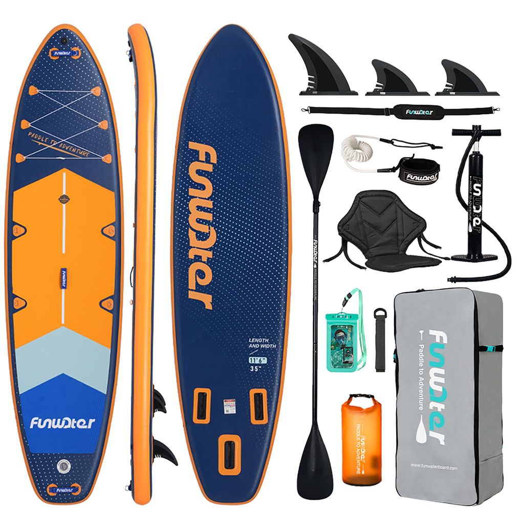 FUNWATER Extra široká doska SUP 350 x 90 x 15 cm, nosnosť Obrázok produktu 