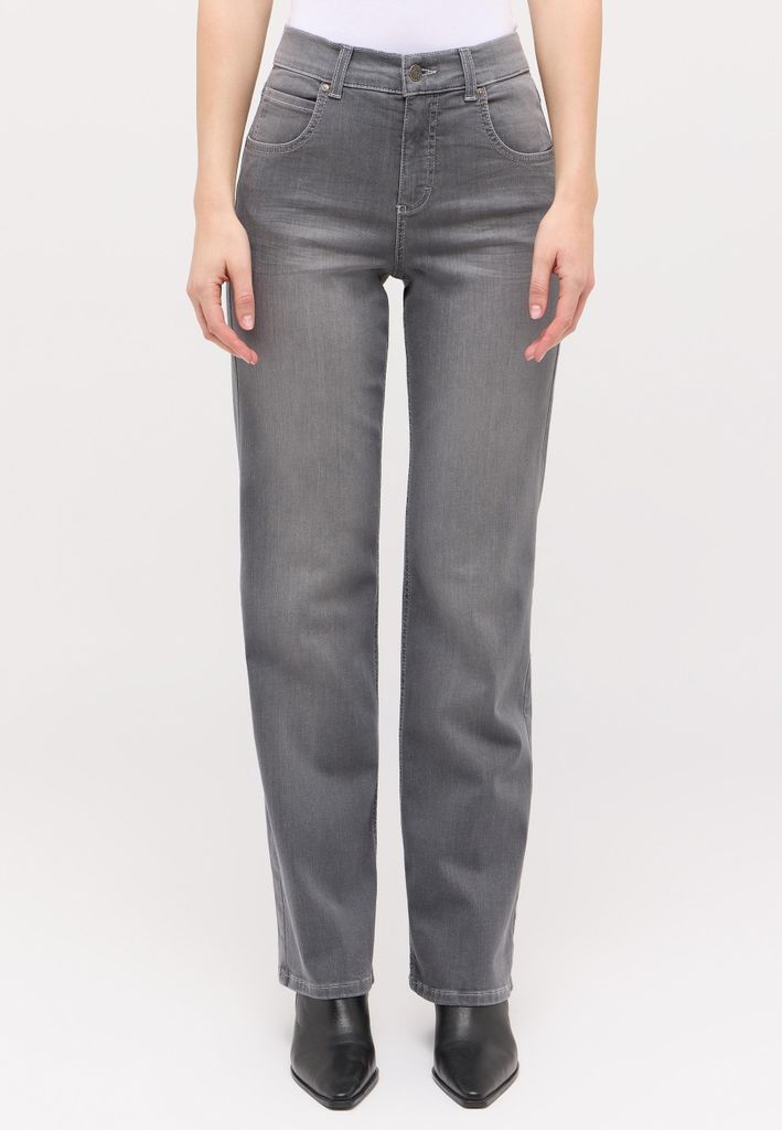 Angels - Damen 5-Pocket Jeans, Lara (3462900), Größe:W36/L30, Farbe:mid grey used (1358)