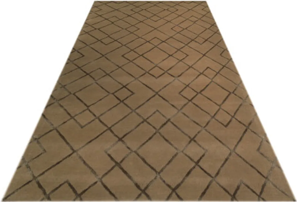 Tapis Highway Mocca 122x183 cm Idéal pour Salon et Coin Détente