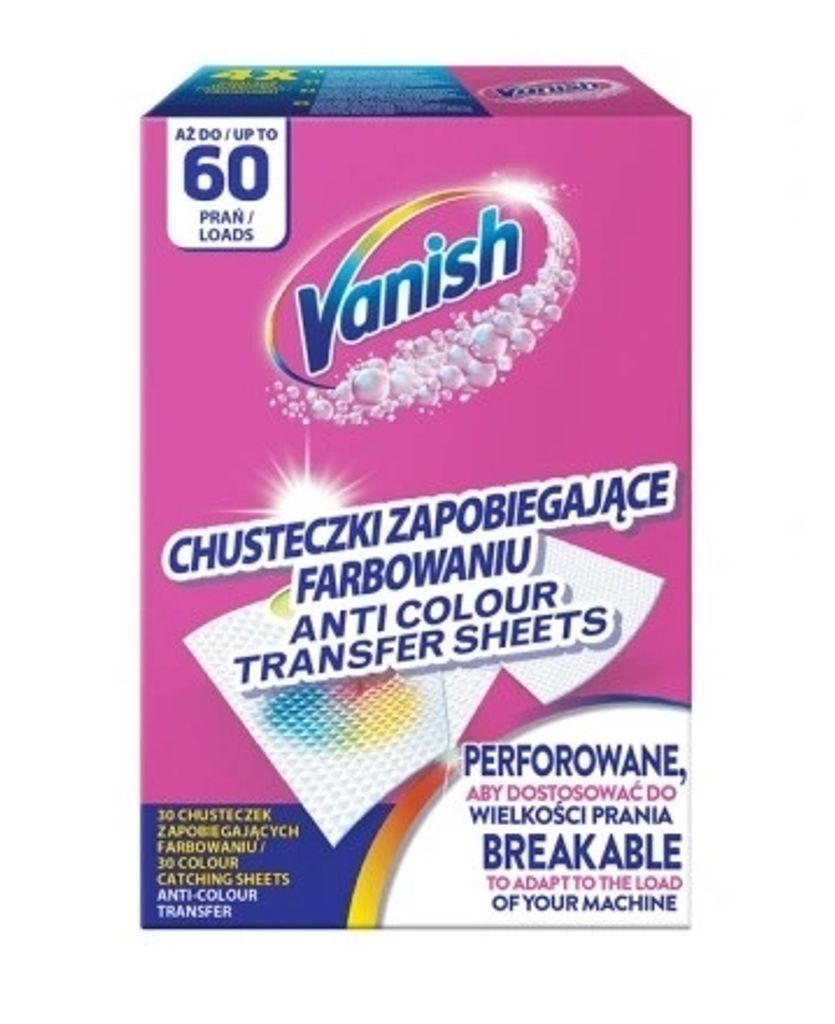 Vanish Color Protect Fleckenschutz-Tücher für Textilien, 30 Stück