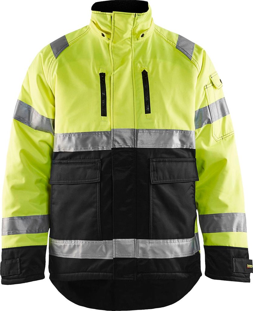 Blakläder High Vis Winterjacke 4828 1900 in zwei Farben, Farbe:gelb/schwarz, Größe:S