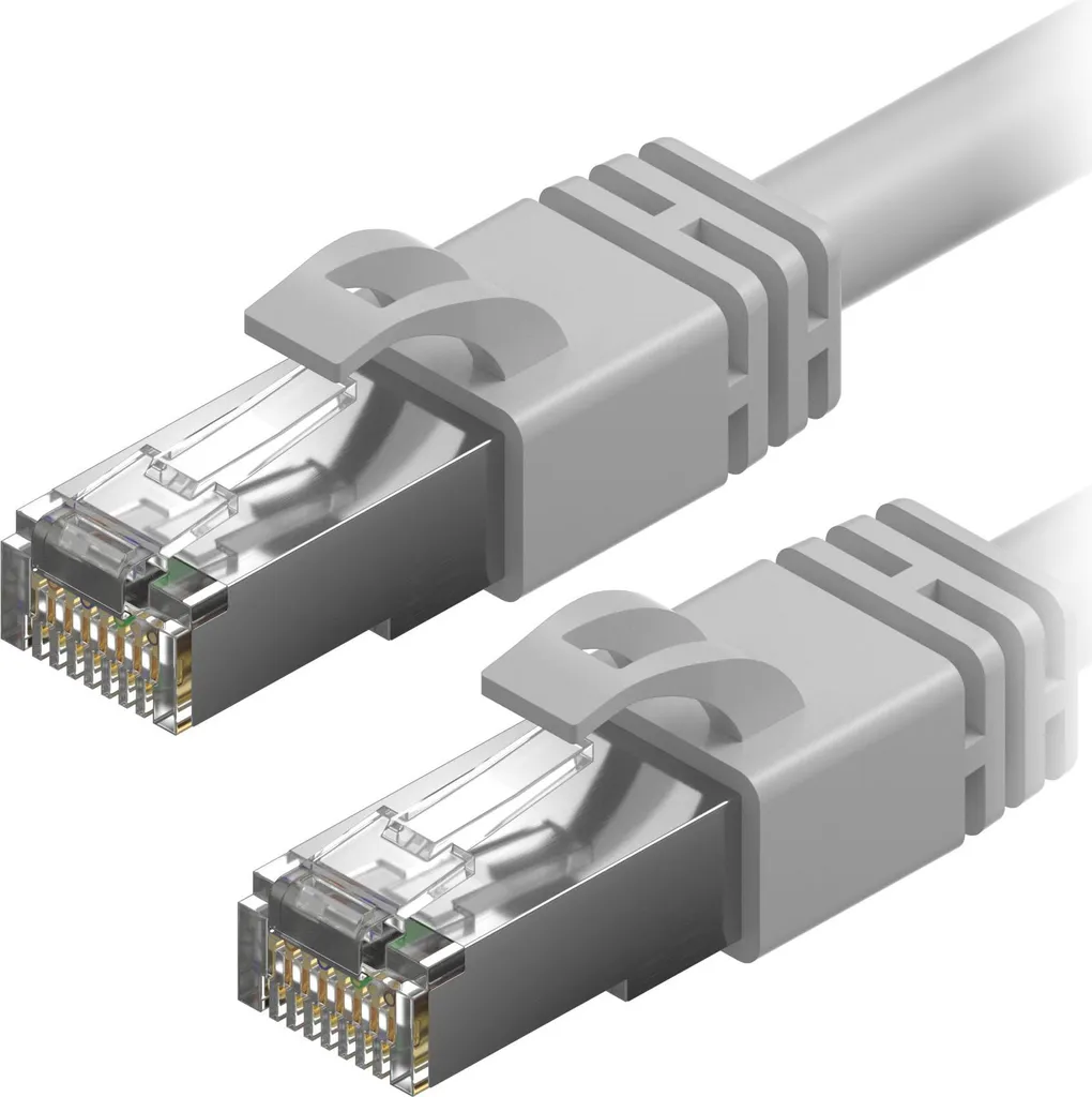Câble AlzaPower CAT7 30m Gris S/FTP pour Stopper les Pertes de Signal