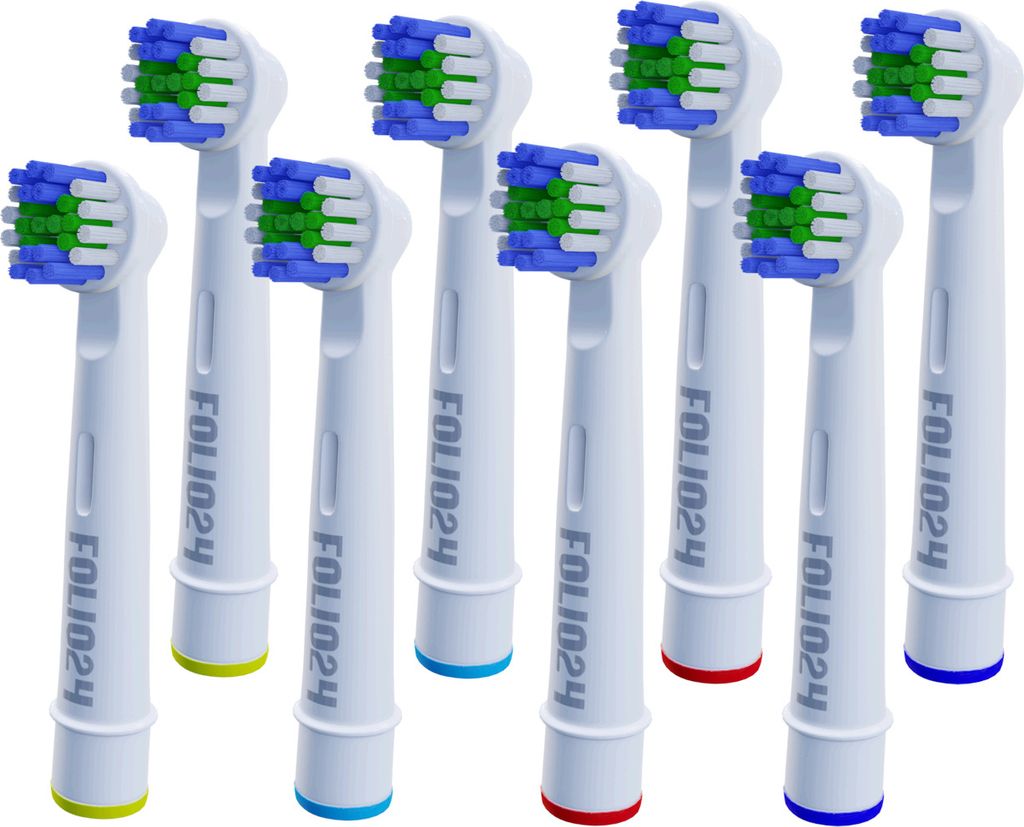 8 x Aufsteckbürsten Ersatzbürsten für Braun Oral B Produktbild 1