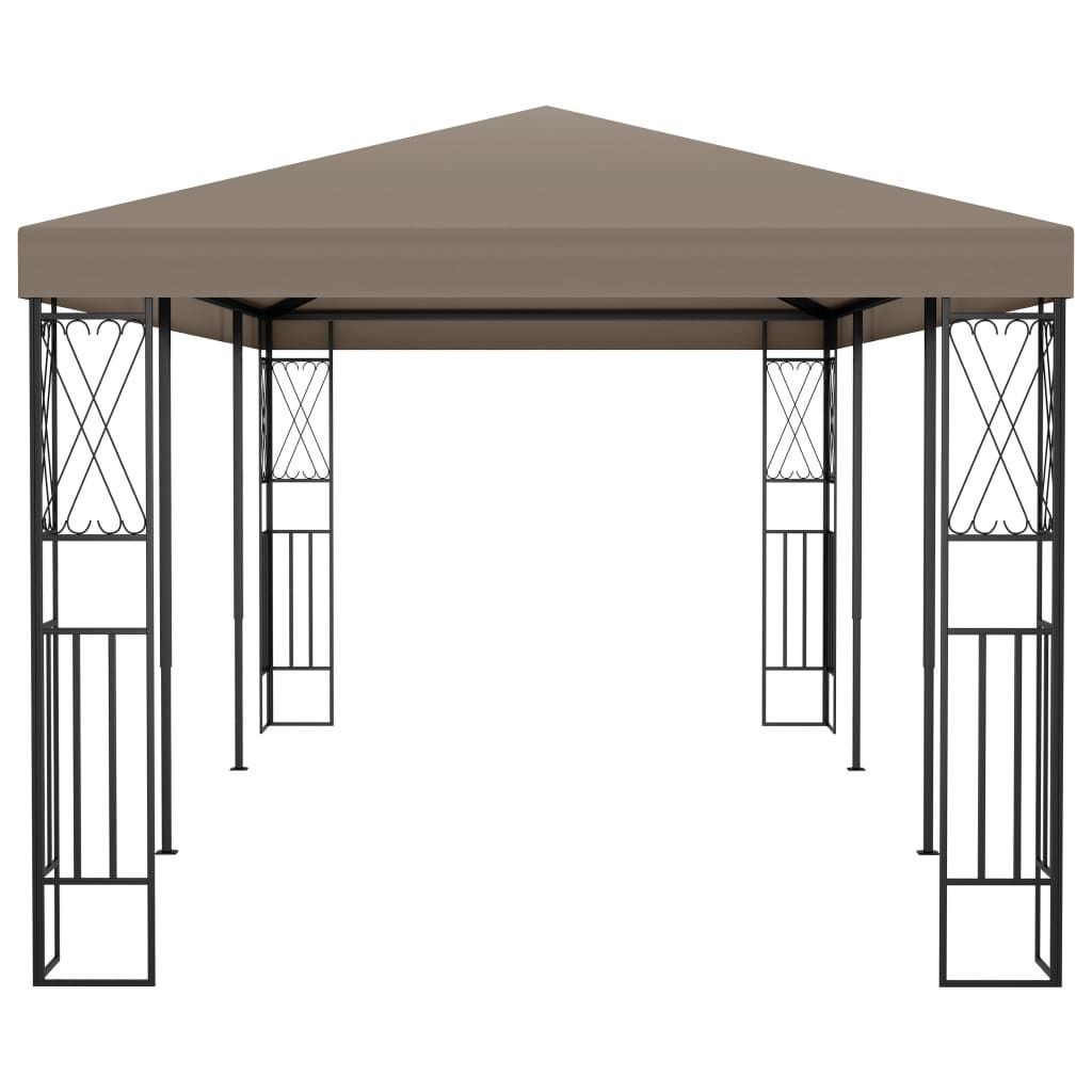 "im Sonderangebot"Garten-Pavillon Wasserdicht Design - Pop-Up-Partyzelt/ Festzelt - 6x3 m Taupe Stoff DEMöbel 9418623