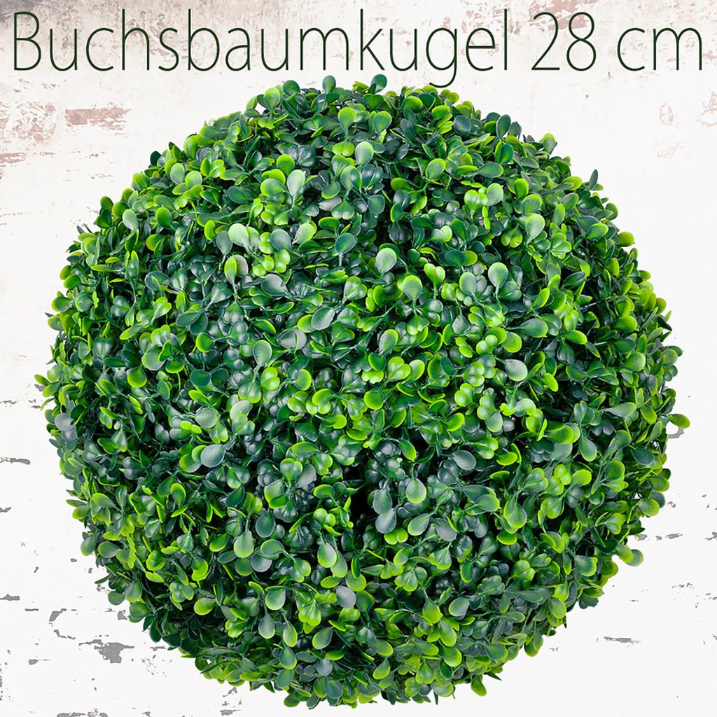 Buis au Boule Décoratif 28 cm Artificielle Plantes Decovego Image du produit 