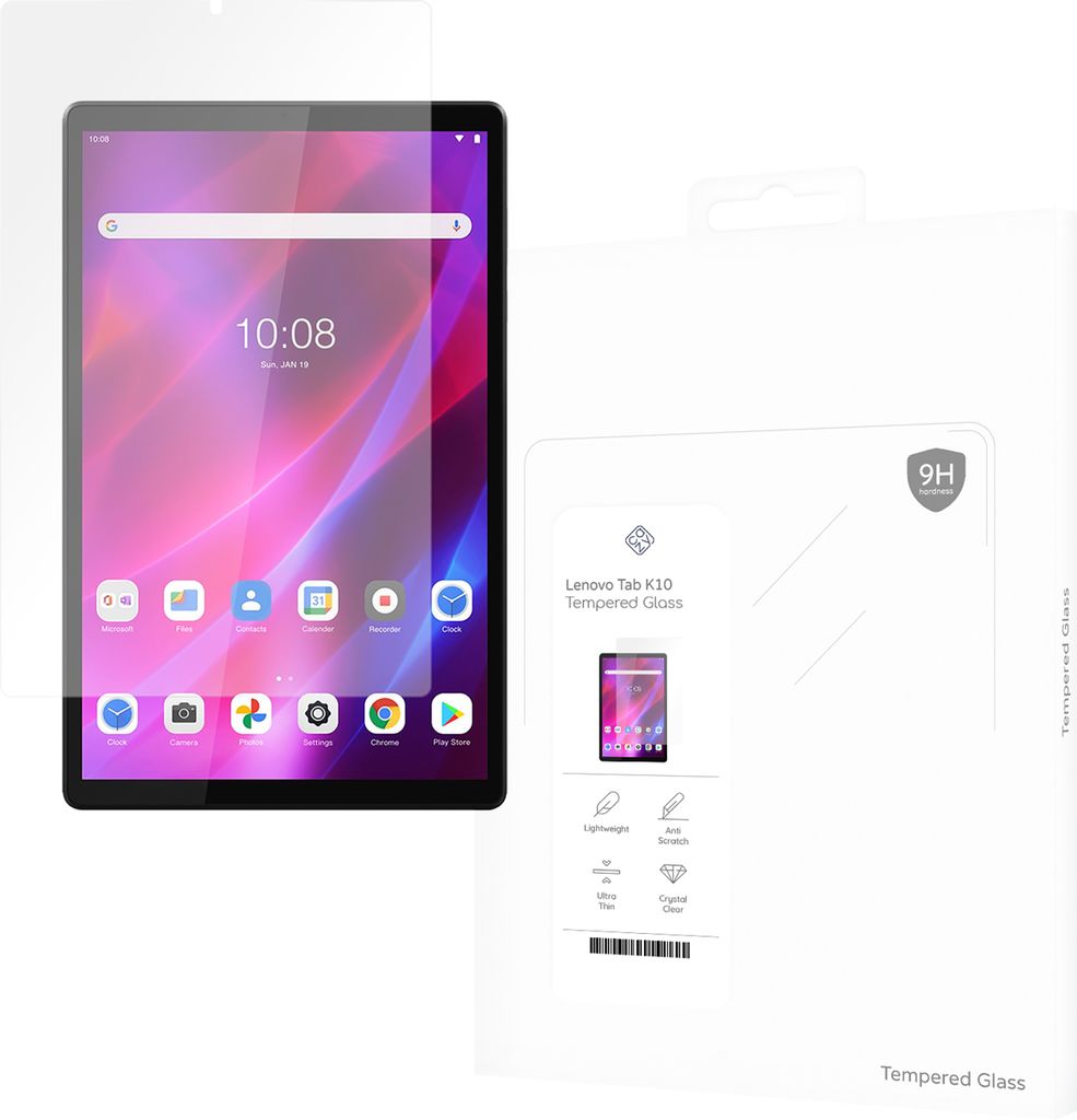 Schutzfolie Lenovo Lenovo Tab K10 - Panzerglas - Cazy - Produktbild 