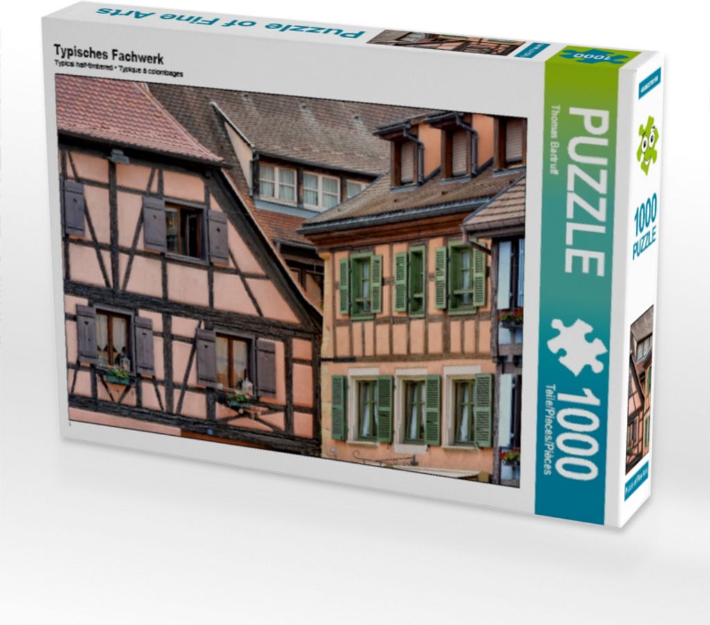 Calvendo Typisches Fachwerk 1000 Teile Puzzle quer 640x480mm, Bartruff Thomas; 7348520