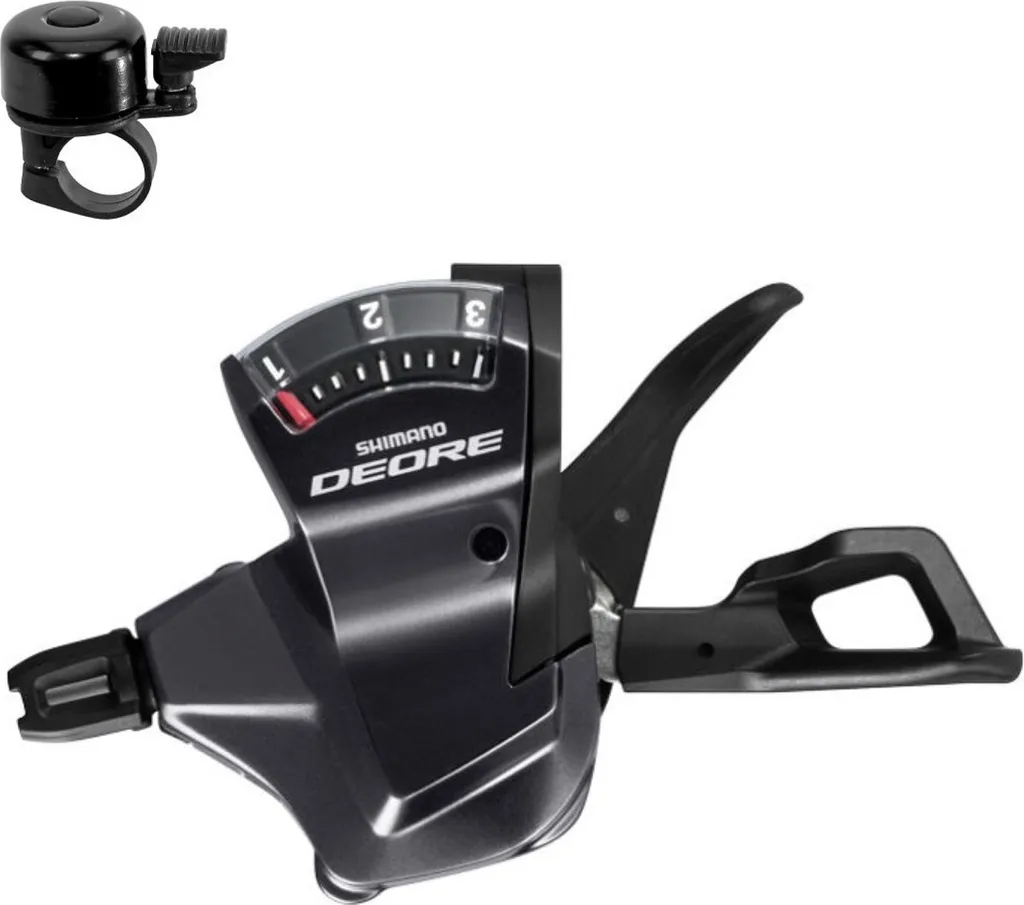 Manette Shimano Deore SL-T6000-L : Solution 2-en-1 avec sonnette intégrée