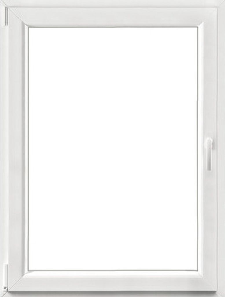 ARON Econ Kunststofffenster 1-flg. weiß 750x900 mm Links