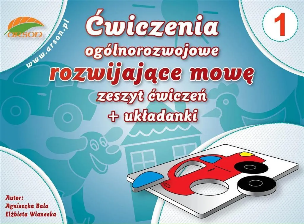 Livre d'exercices de logopédie et puzzles éducatifs en langue polonaise