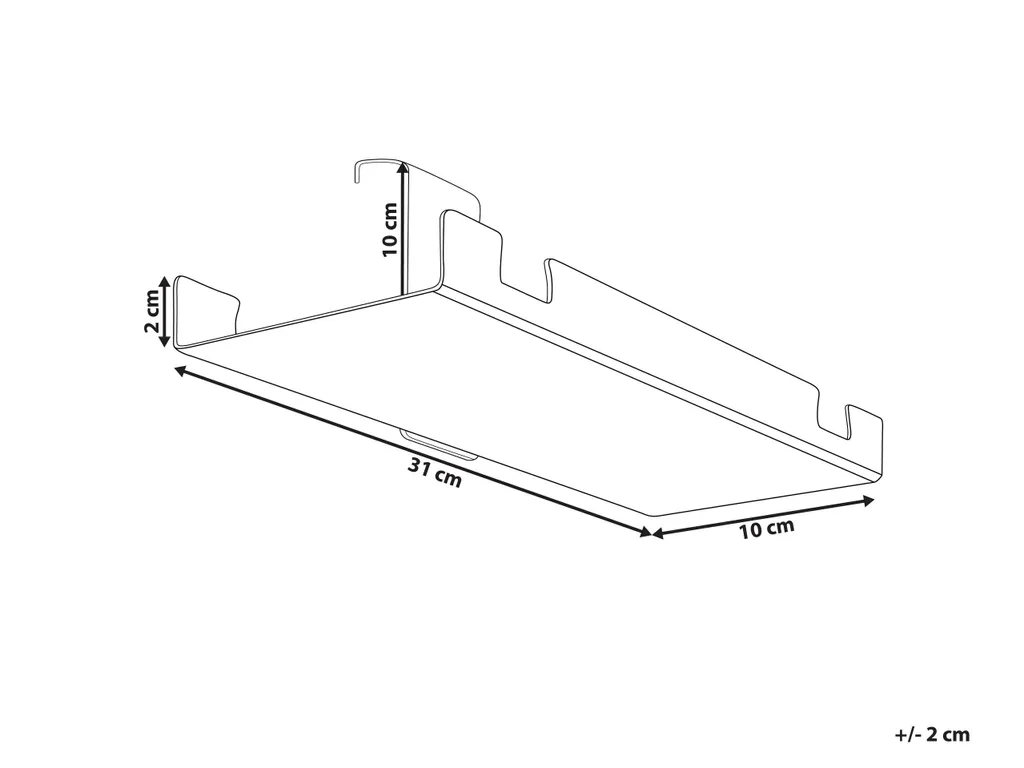 Gestion des Câbles pour Setup Gaming et Télétravail Support Blanc Métal - 3