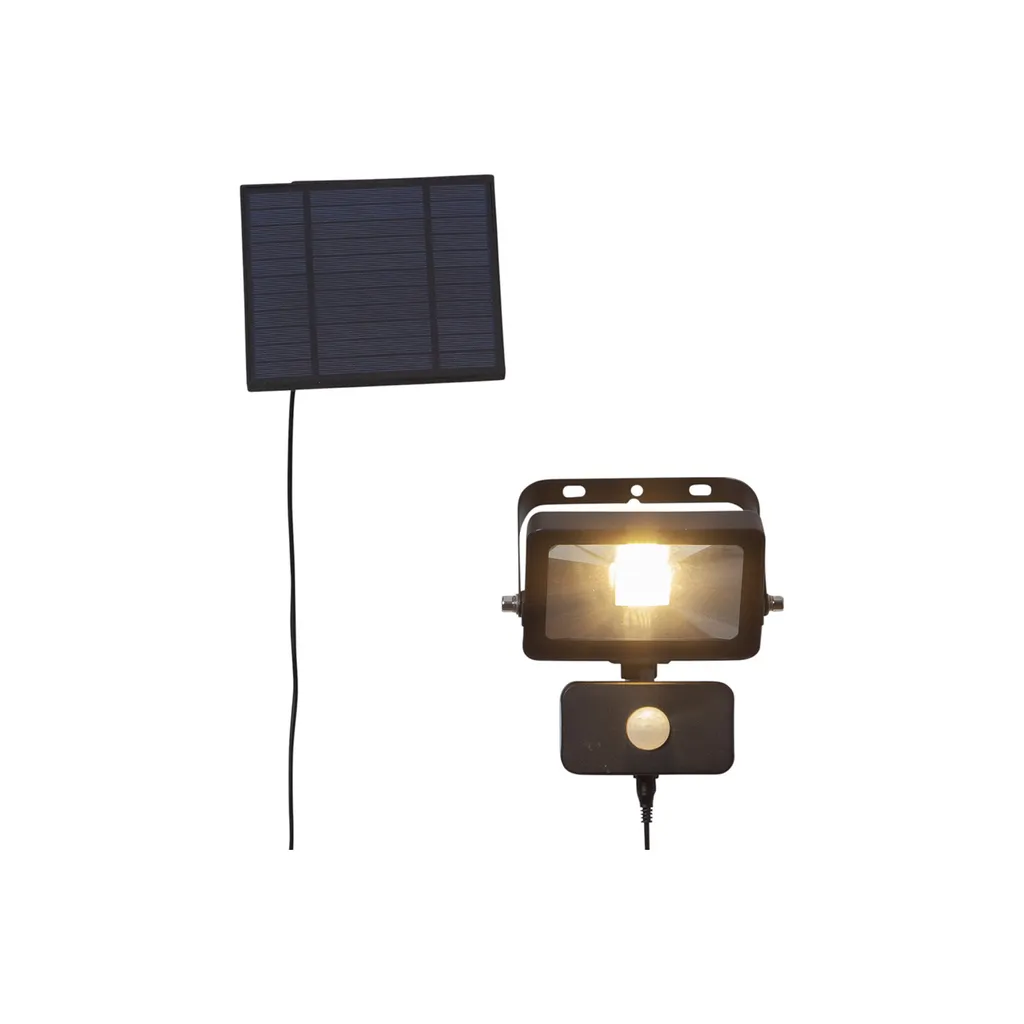Spot solaire Powerspot noir avec 15 LED puissantes pour votre jardin