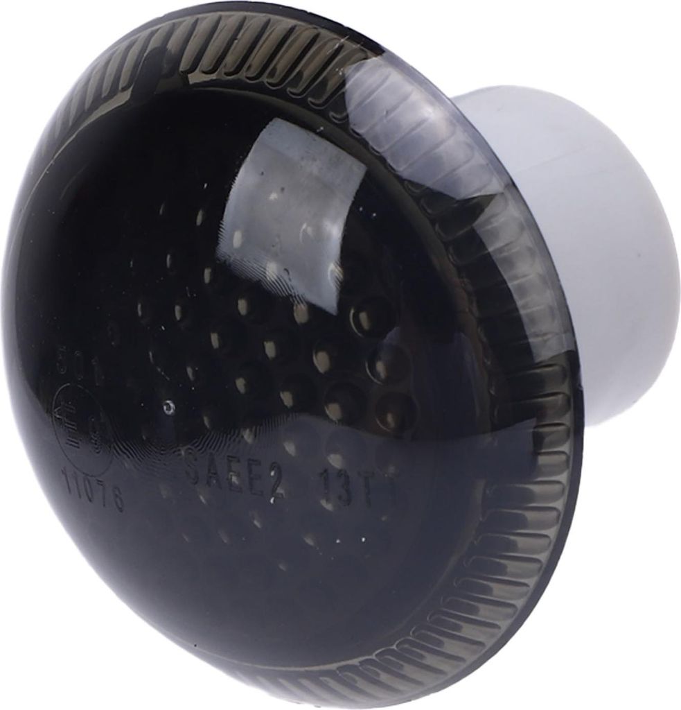 2er Set Blinkerabdeckung für Transit Connect 2010-2021, Ersatzgehäuse für Seitenmarkierung, Repeater-Lampe, Schwarz (9T1Z13K376A)