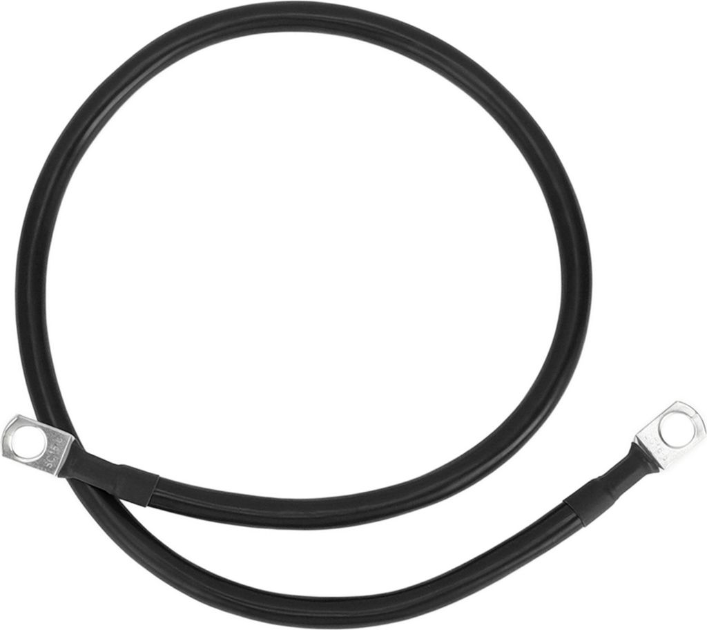 1 Stk. Batterie-Wechselrichterkabel 6 AWG Gauge 2FT 5/16" Lug Batteriekabel Universal für Auto Fahrzeug Boot Wohnmobil Solar verzinntes Kupfer Sch...