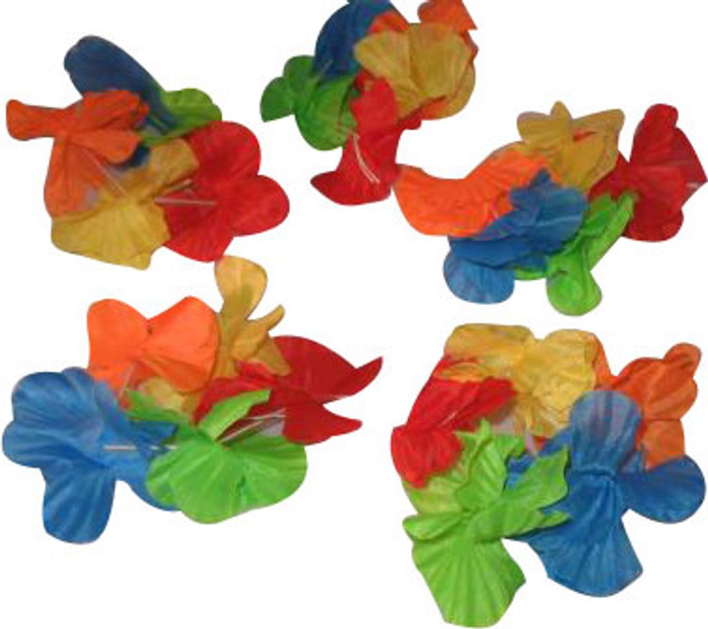 Hawaii Armband - bunt - Blumenband Produktbild 